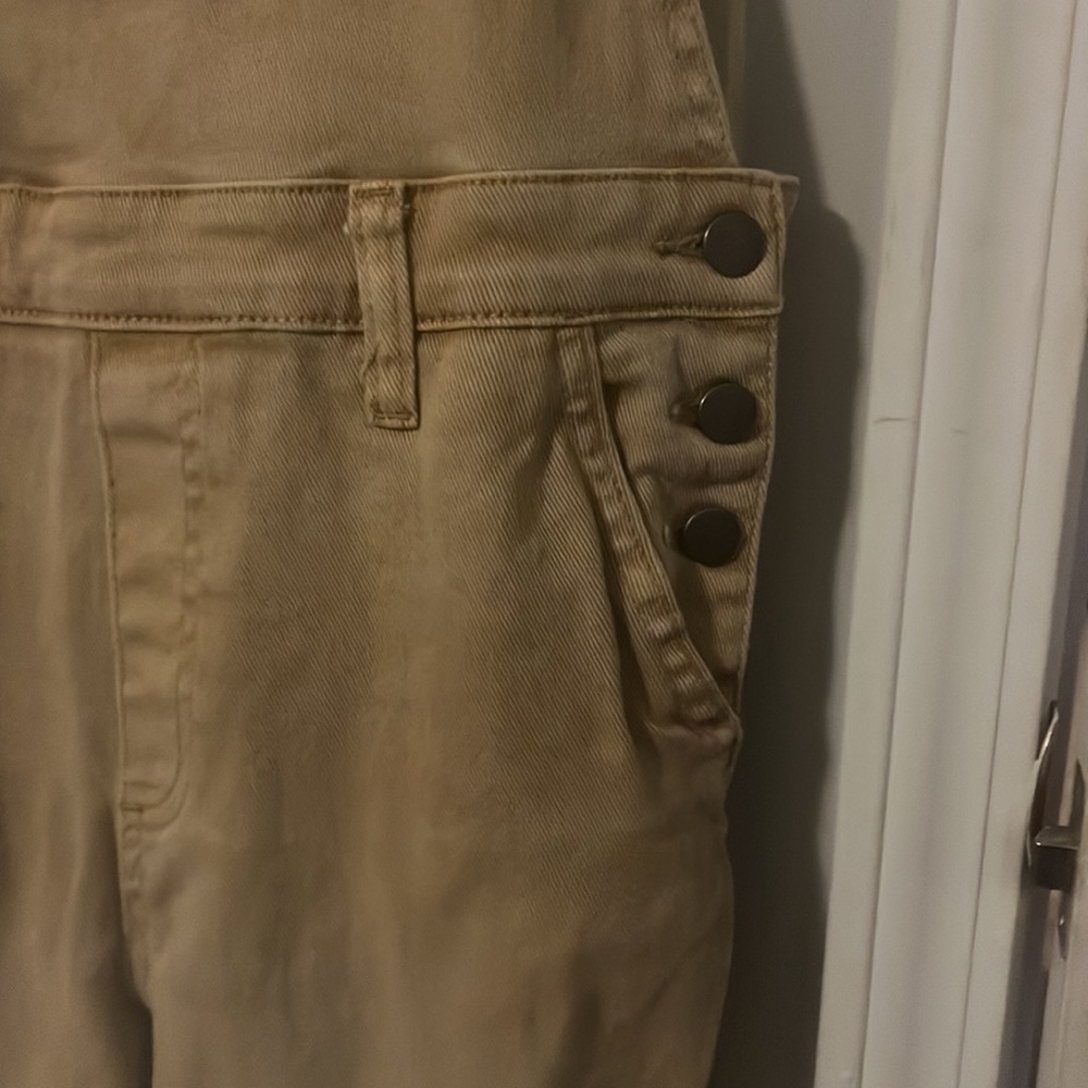 HP 🎉 Kut from the Kloth Jessica tan /brown / mustard overalls. - Picture 7 of 16